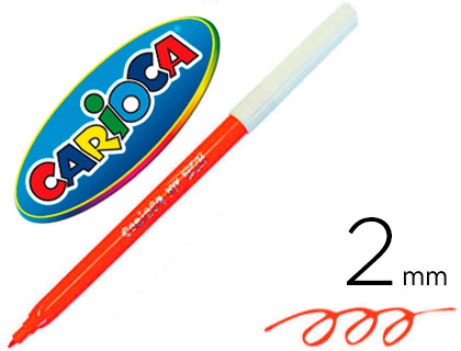 ROTULADOR CARIOCA ROJO UNIDAD