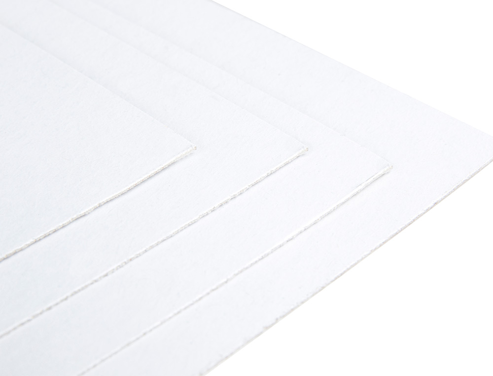 CARTONCILLO GRIS LIDERPAPEL CON UNA CARA BLANCA 350 GR 64X88 CM PAQUETE DE 1 KG (5 HOJAS)