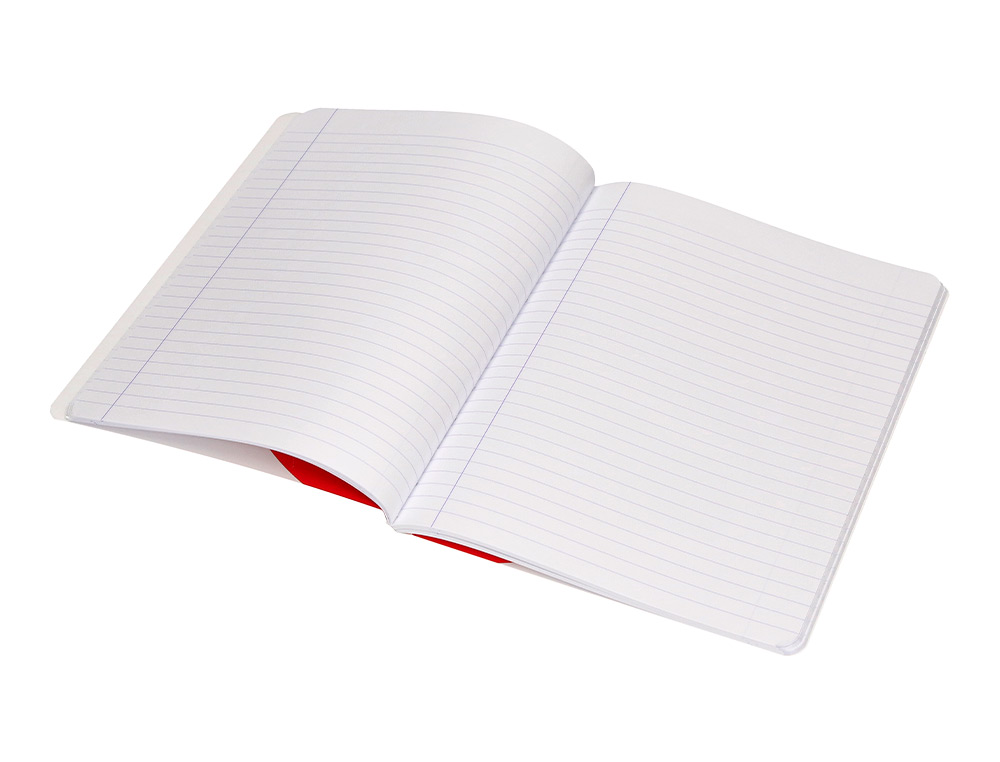 LIBRETA LIDERPAPEL ANTARTIK A5+ PLUS COSIDA 48 HOJAS 90G/M2 RAYADO HORIZONTAL CON MARGEN 6 COLORES SURTIDOS