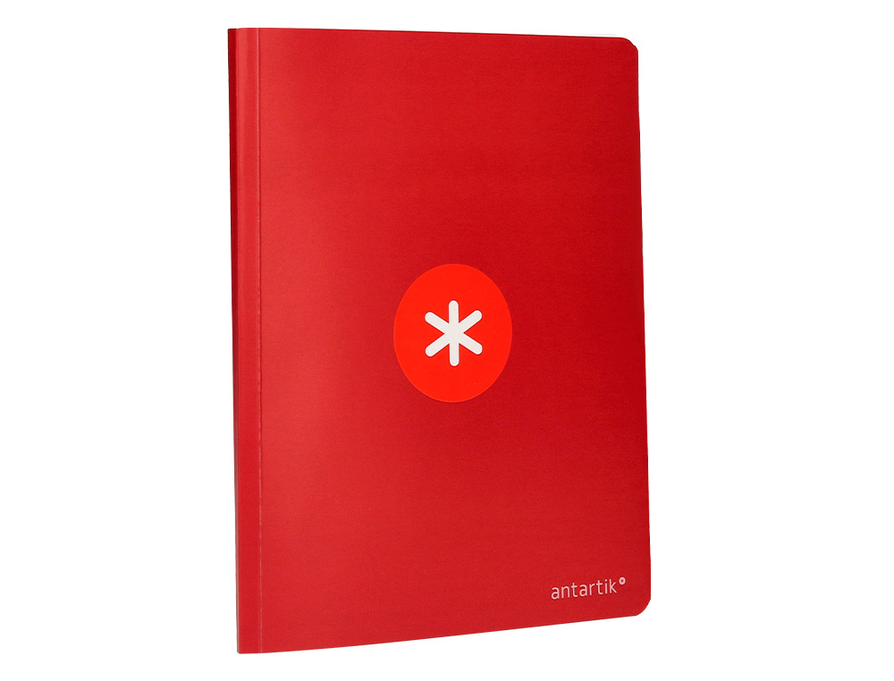 LIBRETA LIDERPAPEL ANTARTIK A5+ PLUS COSIDA 48 HOJAS 90G/M2 RAYADO HORIZONTAL CON MARGEN 6 COLORES SURTIDOS