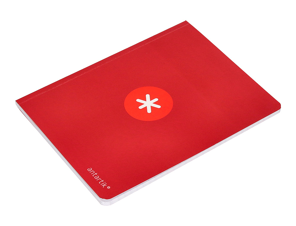 LIBRETA LIDERPAPEL ANTARTIK A5+ PLUS COSIDA 48 HOJAS 90G/M2 RAYADO HORIZONTAL CON MARGEN 6 COLORES SURTIDOS