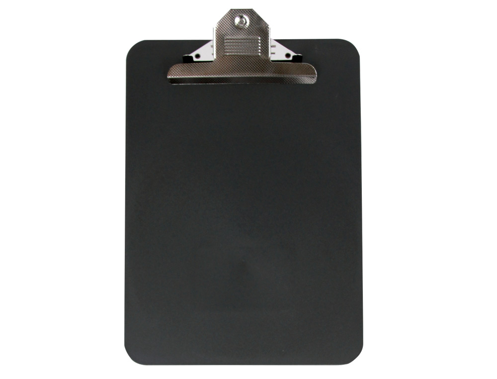 PORTANOTAS Q-CONNECT POLIPROPILENO NEGRO DIN A4 4 MM