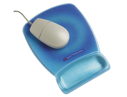 REPOSAMUECAS 3M PARA RATON AZUL FLUORESCENTE CON SUPERFICIE DE PRECISION MWJ30