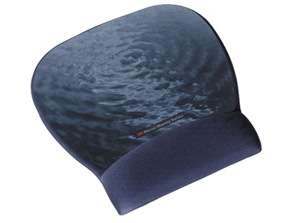 REPOSAMUECAS 3M PARA RATON COLOR AZUL MOTIVO AGUA CON SUPERFICIE DE PRECISION MW311BE