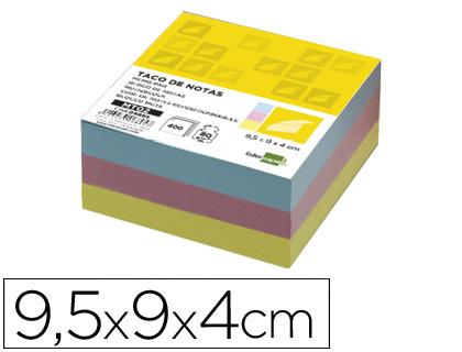 RECAMBIO LIDERPAPEL MULTITACO COLORES TAMAO 95X90X40 MM