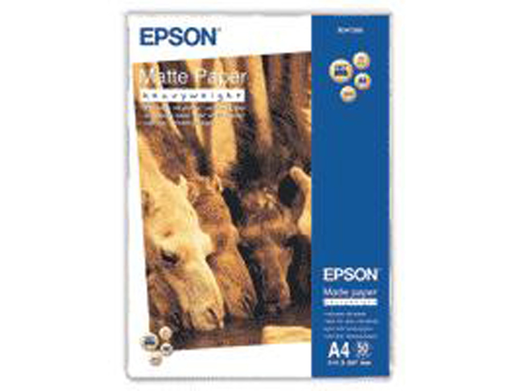 PAPEL FOTOGRAFICO EPSON MATE A4 167 GR PACK DE 50 HOJAS