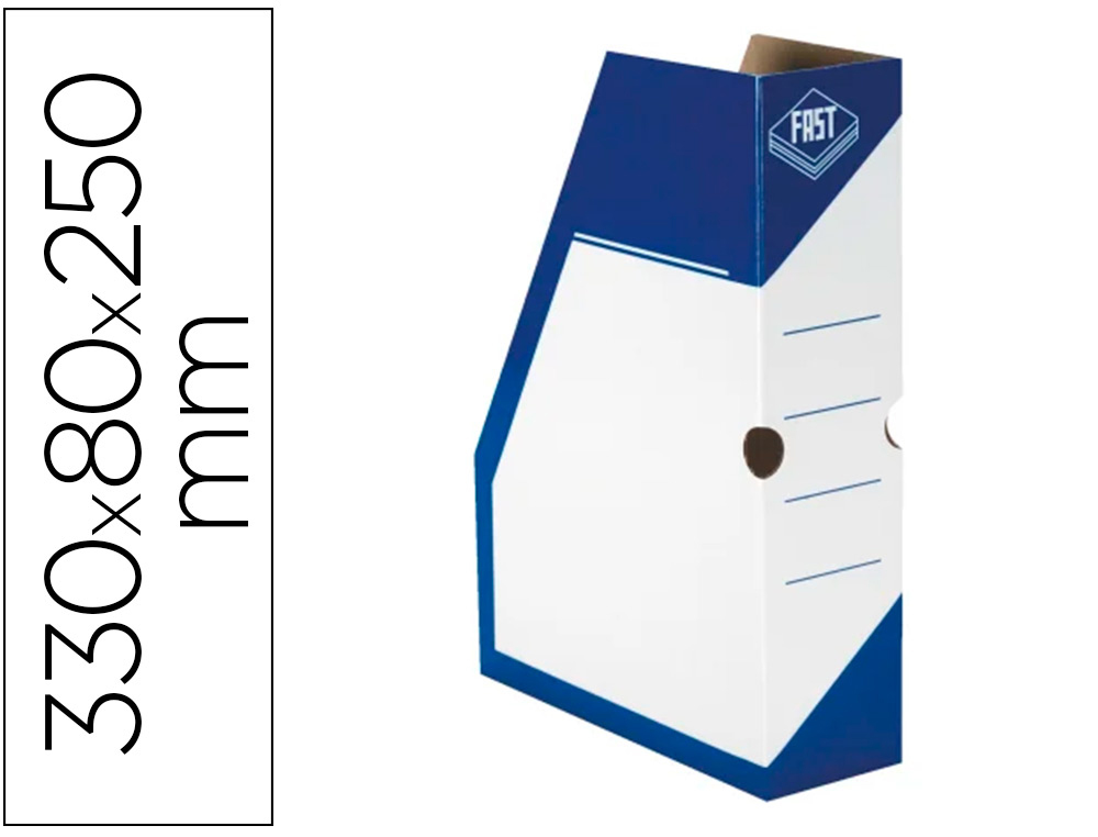 REVISTERO FAST CARTON COLOR GRIS