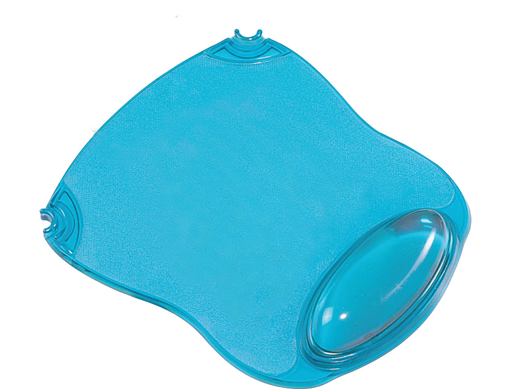 ALFOMBRILLA PARA RATON Q-CONNECT AZUL REPOSAMUECAS DE GEL