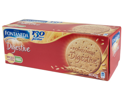 GALLETA FONTANEDA DIGESTIVE FIBRA CAJA DE 400 GR