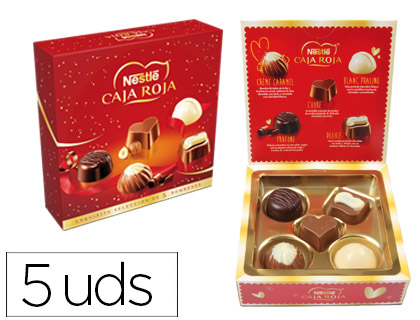 BOMBON NESTLE CAJA ROJA 5 UNIDADES 45 GR