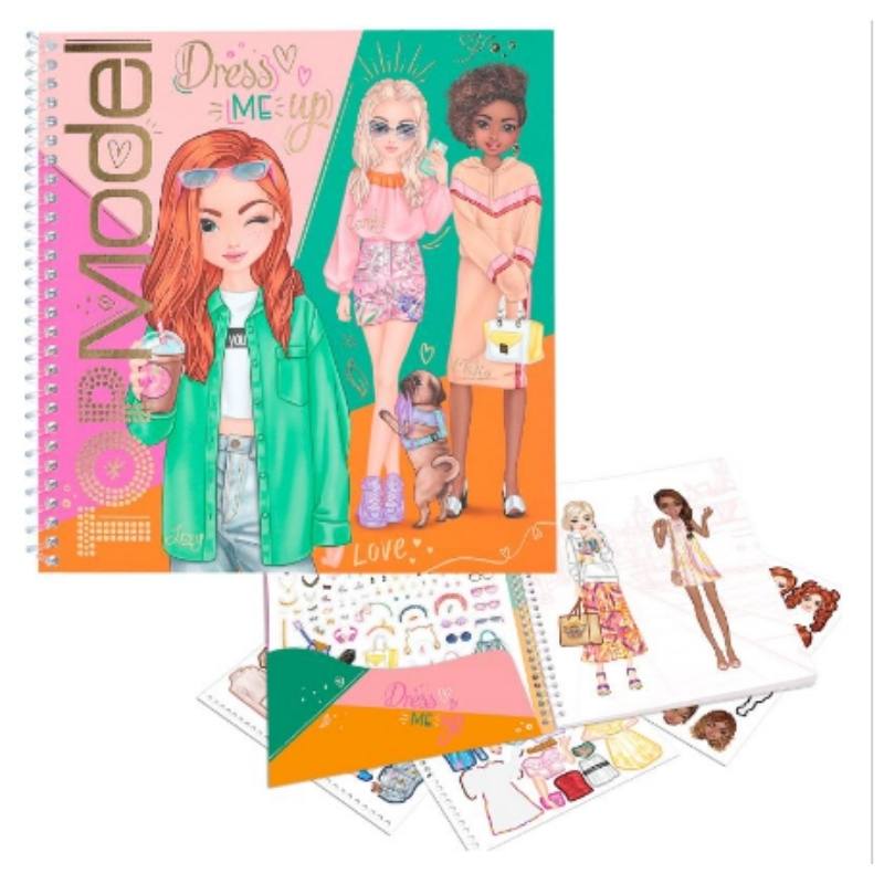 Cuaderno con calcomanas TOPModel Dress me up
