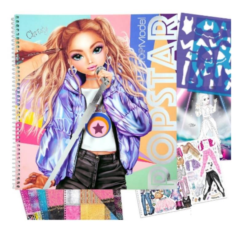 POPSTAR para colorear TOPModel