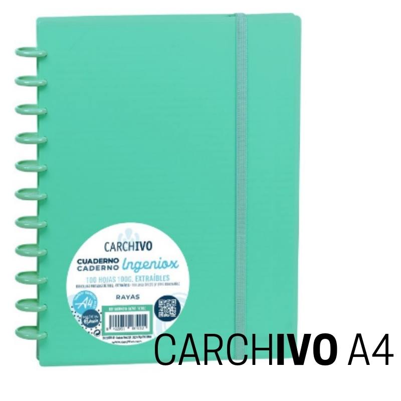 Cuaderno INGENIOX A4 verde intenso